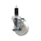 Service Caster 4'' Nylon Swivel 1-1/4'' Expanding Stem Caster with Brake SCC-EX20S414-NYS-TLB-114 - alternate 1